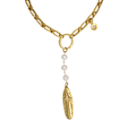 Isla Pearl Lariat Necklace