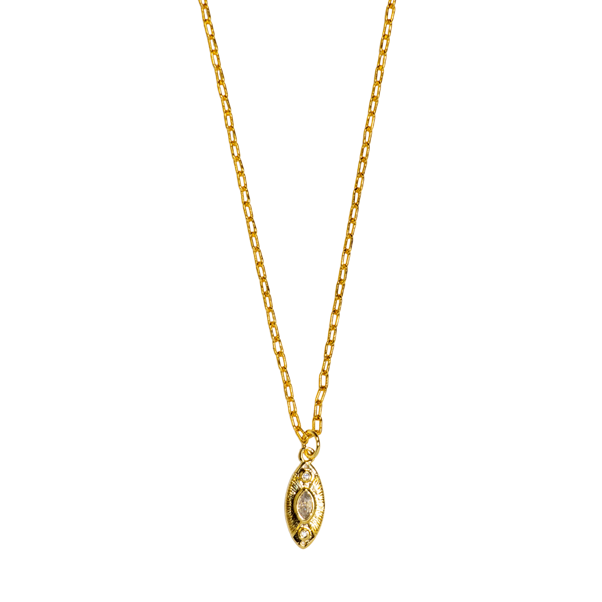 Golden Petite Amulet Necklace