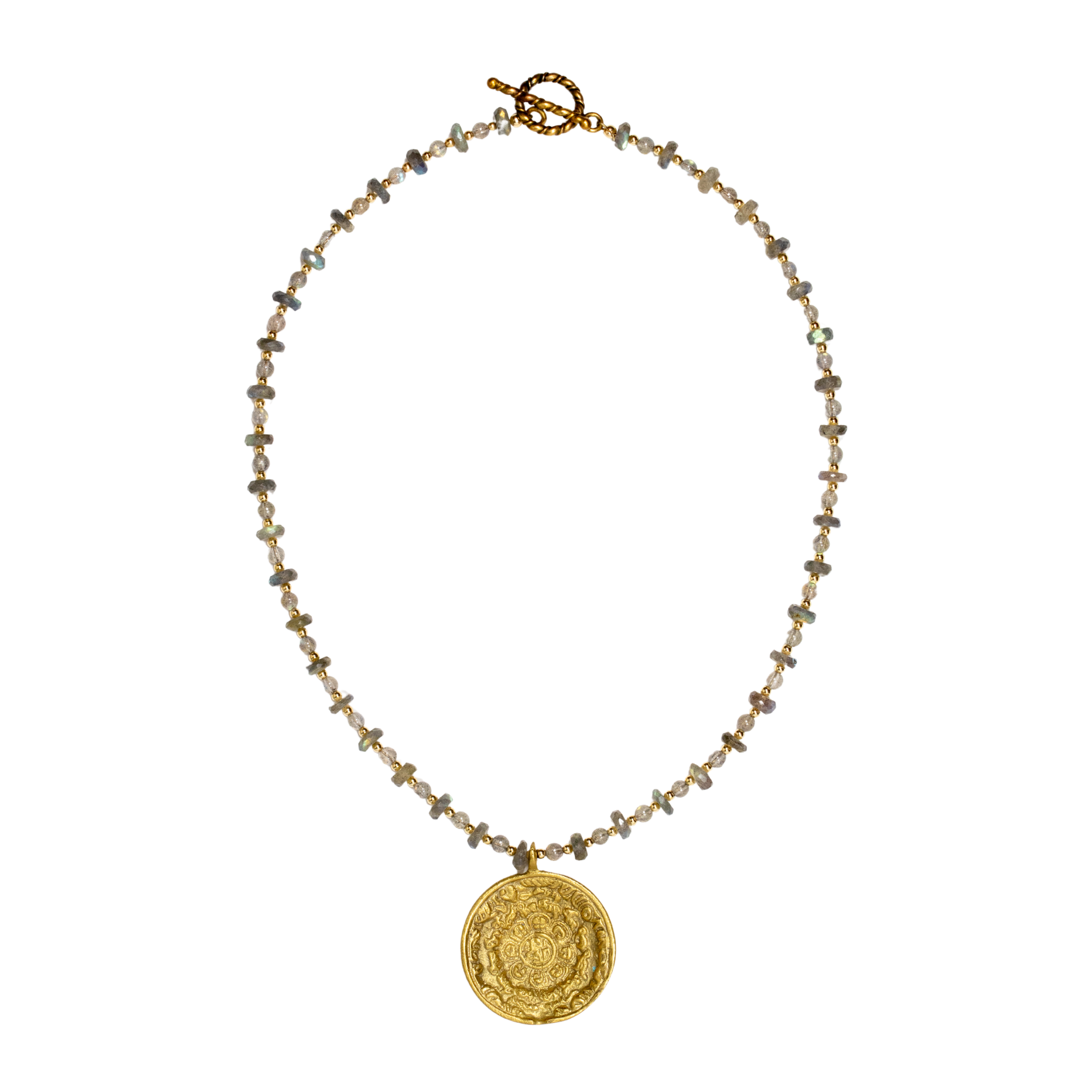 Solstice Aura Medallion Necklace