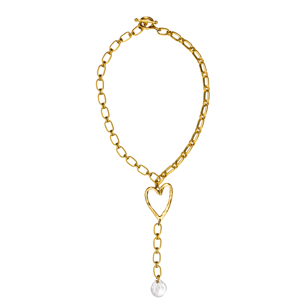 Amour Drop Lariat Necklace