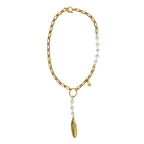 Isla Pearl Lariat Necklace